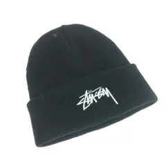 【中古品】NIKE ナイキ × STUSSY ステューシー CUFFED BEANIE CV8961-011 カフ ビーニー ニットキャップ 帽子 【185-250910-na-09-tag】