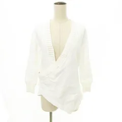 ダイアグラム グレースコンチネンタル Diagram GRACE CONTINENTAL 長袖 カシュクール 裏起毛 チュニック 日本製 36 Sサイズ 白 ホワイト ■TC