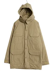 【お得なクーポン配布中!】 70s USA製 ウールリッチ 中綿 マウンテン パーカー ジャケット メンズ M / ヴィンテージ 脱着 フード キルティング ライナー付き ベージュ