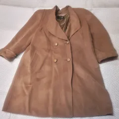 leilian　レリアン　カシミヤ混ハンドメイドロングコート　ブラウン　9サイズ