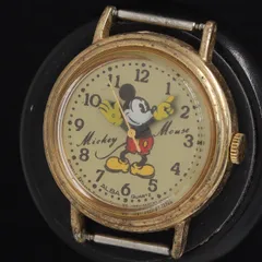 セイコー アルバ ミッキーマウス Y481-0850 QZ ゴールド文字盤 レディース腕時計 KRH 2000000 NSK
