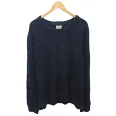 エルエルビーン L.L.BEAN コットンニット セーター オーバーサイズ XXL 紺 ネイビー 500236 ■MET2