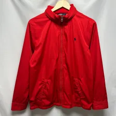 正規品 M ポロ ラルフローレン ハリントン スイングトップ レッド ブルゾン ジャケット/アウター