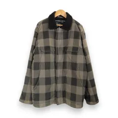 STUSSY 00s CHECK BOA CORDUROY JACKET GRAY サイズL ステューシー ブロックチェック ボア コーデュロイジャケット 大名店