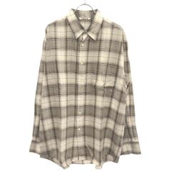 AURALEE チェック柄 長袖シャツ 美品 - メルカリ