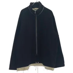 CAMIEL FORTGENS カミエルフォートヘンス 24AW プルオーバーウールジャケット  ブラック Mのサムネイル