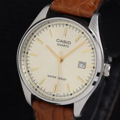 CASIO STANDARD ドレスウォッチ ゴールド SSミラネーゼ - メルカリ
