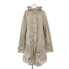 ヘルノ HERNO スプリングコート レインコート アウター ロング丈 ジップアップ フード 46 グレー GC0050D /BB