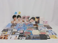  中古品 なにわ男子 道枝駿佑 フォトハンガー 他 ポーチ うちわ クリアファイル 等 グッズセット