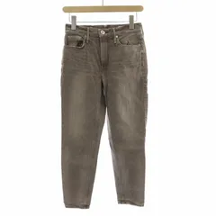 アッパーハイツ upper hights THE LADY デニムパンツ ジーンズ ストレッチ USED加工 22 XXS 小さいサイズ グレー 13G279I  /XK