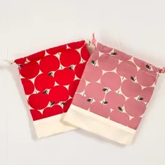 🍎コップ袋🍎 2点セット  巾着 女の子
