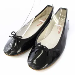 レペット Repetto サンドリヨン Cendrillon Ballerinas バレエシューズ フラットシューズ エナメル 35 22cm 黒 /TK