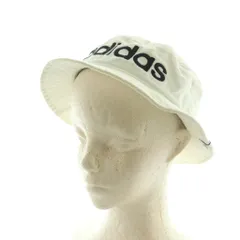 アディダス adidas バケットハット 帽子 54cm 白 ホワイト /MI
