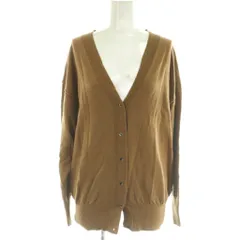 イエナ IENA カーディガン ウール ブラウン Vネック 長袖 無地 /NS