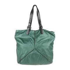 BOTTEGAVENETA ボッテガヴェネタ ショルダーバッグ 244898 ナイロン レザー グリーン ブラック スピンネーカー トートバッグ