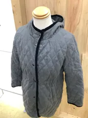 GLOBAL WORK   キルティングコート　グレー　メンズ　Mサイズ
