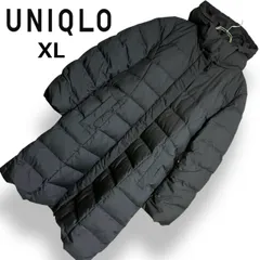 UNIQLO ユニクロ ダウンコート XL レディース ロング フード付き ベルト付き ブラック 黒 大きいサイズ 防寒 2way 通勤 通学 シンプル スナップ【XL】2602042AP