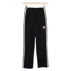 アディダスオリジナルス adidas originals FIREBIRD TRACK PANTS ファイヤーバードトラックパンツ スラックス イージー ウエストゴム ストレッチ サイドライン ロゴ 刺繍 XS 黒 ブラック ED7508 /BB