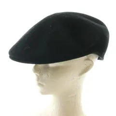 カンゴール KANGOL キャスケット 帽子 ウール L 黒 ブラック /AQ ■OS