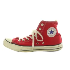 コンバース CONVERSE スニーカー シューズ ハイカット US8.5 27.0cm 赤 /MI ■MA