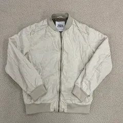 ザラ リネン ブルゾン ジャケット 0202M1