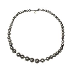 黒真珠 ブラックパール ネックレス 本真珠 5mm ~ 1.2cm 61g - メルカリ