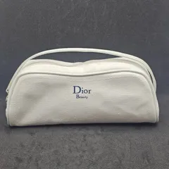 【Dior】ディオール ビューティー ノベルティ ポーチ 白 キャンバス