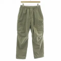 ビームス BEAMS カーゴパンツ イージーパンツ ウエストゴム ストレッチ S カーキ /BB