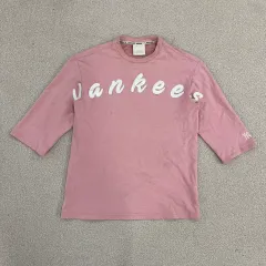 90 MLB ニューヨーク・ヤンキース 7分 半袖Tシャツ 0122M1