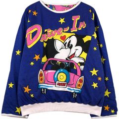 헌 옷 90년대 Micky&Co. MICKEY MOUSE & MINNIE MOUSE 미키 마우스 & 미니 마우스 안솜 들어간 별 무늬 올 오버 프린트/eaa613183