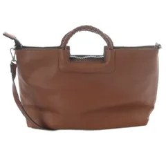 ザラ トラファルック ZARA Trafaluc ショルダーバッグ ハンドバッグ 2way レザー 茶色