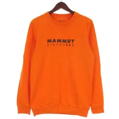 マムート MAMMUT ロゴ スウェット トレーナー オレンジ Mのサムネイル