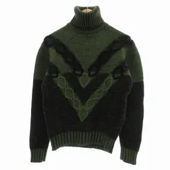 マックレガー マクレガー McGREGOR ヴィンテージ ニット セーター ウール L グリーン 黒 ブラック /UO ■FF