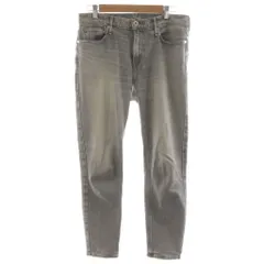 アッパーハイツ upper hights THE STELLA  デニムスキニーパンツ ジーンズ ボトムス ジップフライ 26 グレー 139219-IRN /RR