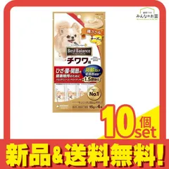 ベストバランスおやつ チワワ用 高齢向け 鶏ささみ 15g× 4本入 10個セット まとめ売りのサムネイル