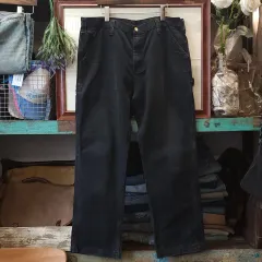 カーハート シングルニー カーペンター ワークパンツ ブラック カーハート ブラック 36x30