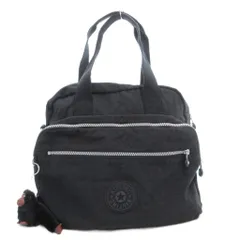 キプリング KIPLING ハンドバッグ トート 肩掛け チャーム付き ロゴ ナイロン 黒 ブラック K13118-900 /GV