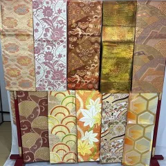 A019★袋帯 10点 まとめ売り｜着用可｜状態良好｜点検済｜着物・練習・リメイク用