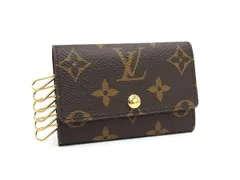 LOUIS VUITTON ルイヴィトン キーケース モノグラム ミュルティクレ6 M62630 ブラウン PVC レザー ユニセックス 6連 超美品