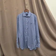 ポロラルフローレン イージーケア ストレッチ チェック シャツ M