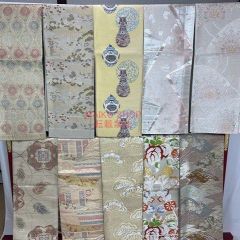 No.5888 名古屋帯 九寸 仕立済 正絹 着物 新品未使用 - メルカリ
