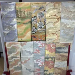 A021★袋帯 10点 まとめ売り｜落款あり｜着用可｜状態良好｜点検済｜着物・練習・リメイク用｜