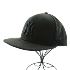 ニューエラ NEW ERA 59FIFTY NEWYORK YANKEES キャップ 野球帽 帽子 ロゴ 刺繍 7 7/8 62.5cm 黒 ブラック /KU