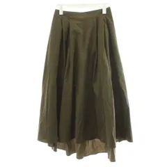マッキントッシュ ロンドン MACKINTOSH LONDON フレアスカート ミモレ ロング 38 カーキ G5S03-208-77 /AN38