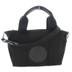 チャールズ&キース  CHARLES&KEITH ハンドバッグ ショルダーバッグ 2WAY キャンバス ブラック /TK