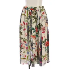 アナイ ANAYI フレアスカート ロング ストライプ 花柄 36 マルチカラー 101817-11-440-01-360 /YM