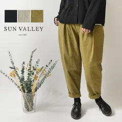 【新品】【SUN VALLEY サンバレー】コットン ライト ドビー クロス テーパード パンツ (sk2022267)レディース 春 夏 ゆったり 八分丈 スッキリ ナチュラル 服 おしゃれ コーディネート ナチュランド 人気 30代 40代 50代 60代のサムネイル
