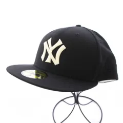 ニューエラ NEW ERA NEWYORK YANKEES ARCHIVE PATCH 59FIFTY ニューヨークヤンキース アーカイブパッチ キャップ 帽子 6パネル ロゴ 刺繍 ウール 63.5cm 黒 ブラック /BB