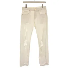 マイケルコース MICHAEL KORS デニムパンツ ジーンズ 25 白 ホワイト ダメージ加工 クラッシュ加工 MU1900XV20 /YM