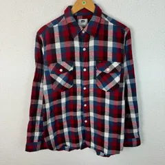 Lee リー ネルシャツ 長袖 チェック柄 レッド メンズ 古着 アメカジ ストリート